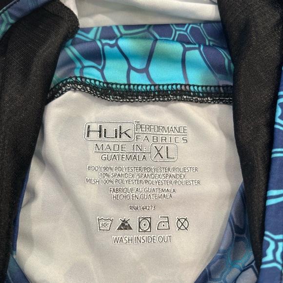 Men’s XL Huk Fishing Lightweight Hooded Long Sleeve - Picture 2 of 4